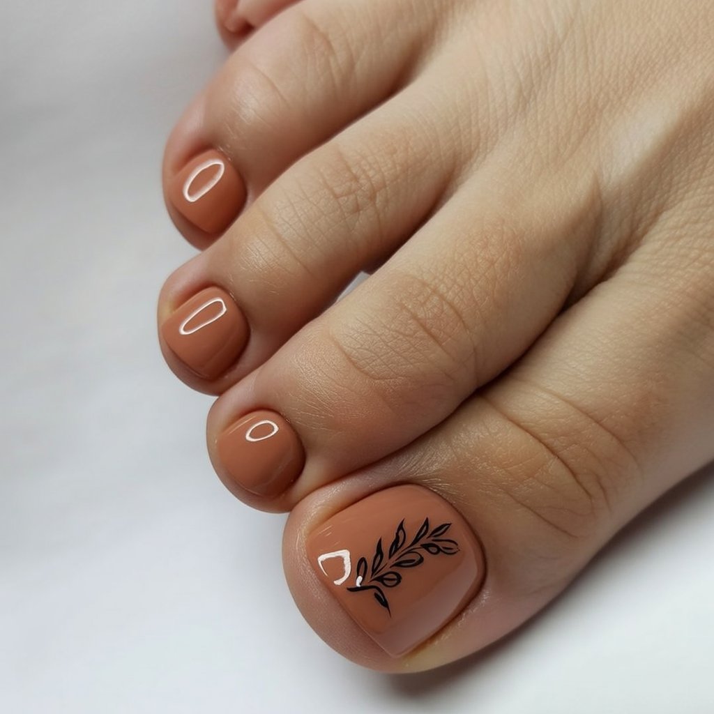 Cute, Bold, and Stylish Autumn Pedicure Ideas