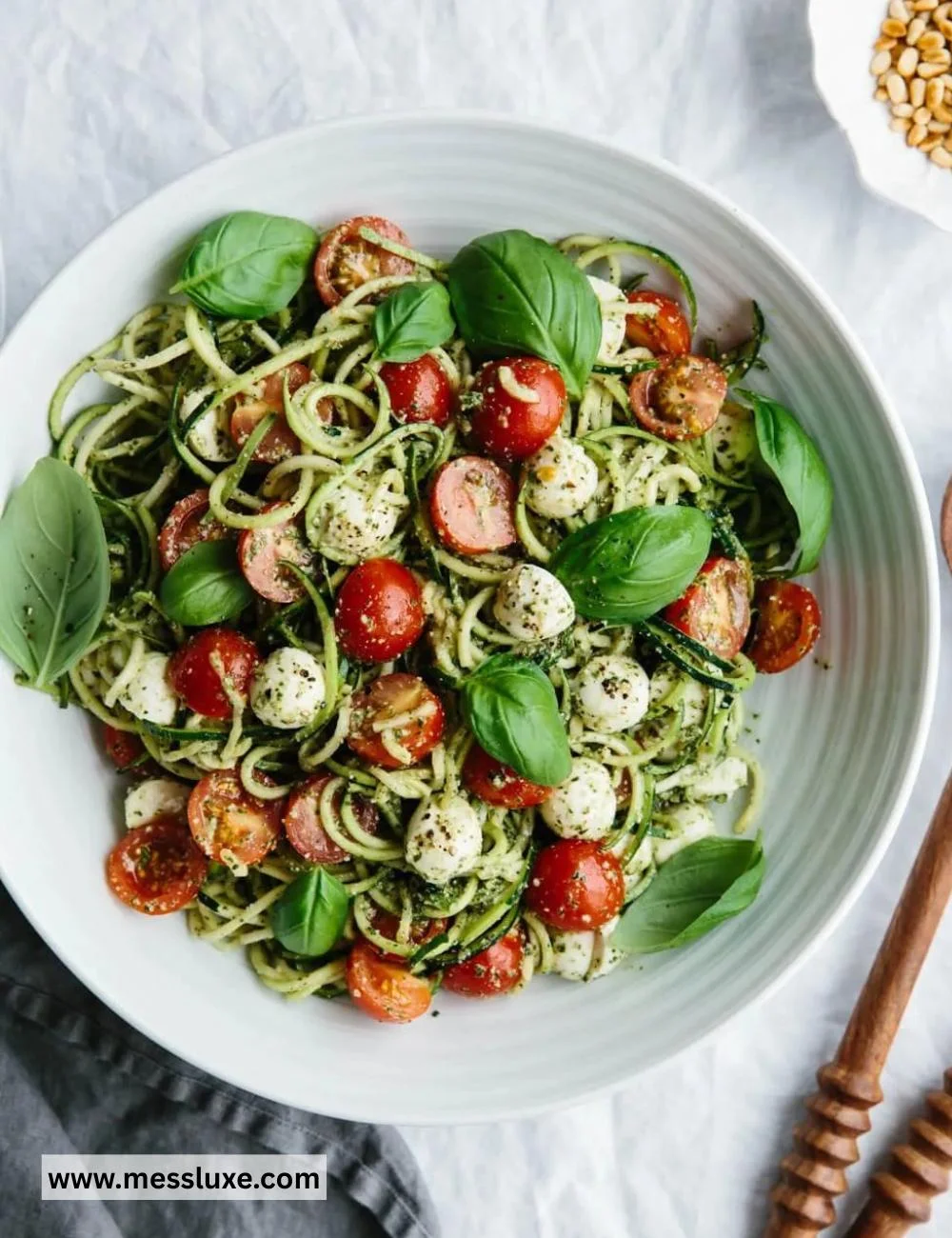 Zucchini Noodle Caprese