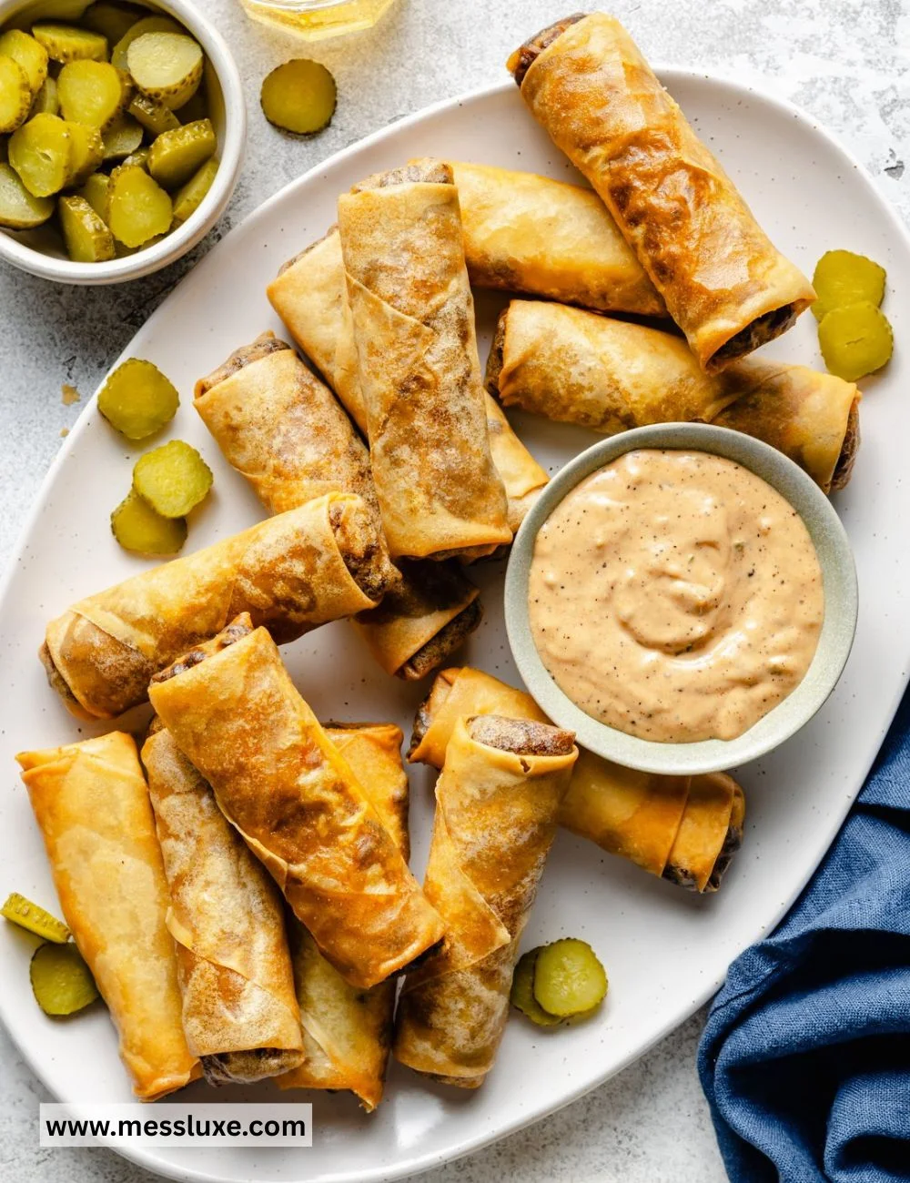 Cheeseburger Eggrolls