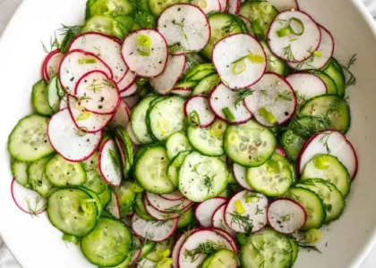Cucumber Radish Salad