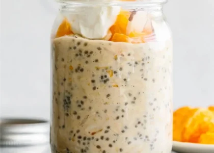 Orange Creamsicle Overnight Oats